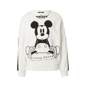 PRINCESS GOES HOLLYWOOD Mikina 'Disney Mickey'  bílá / černá