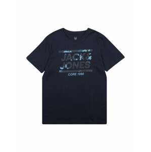 Jack & Jones Junior Tričko 'Miko'  námořnická modř / chladná modrá / světlemodrá