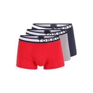 Tommy Hilfiger Underwear Boxerky  červená / šedá / námořnická modř / bílá