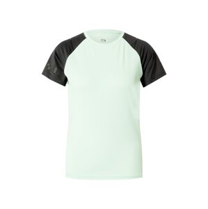 Rukka Funkční tričko 'MENON'  pastelově zelená / černá