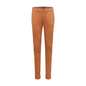 BLEND Chino kalhoty 'Multiflex'  tmavě oranžová