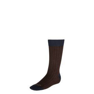 Boggi Milano Ponožky  tmavě hnědá / námořnická modř
