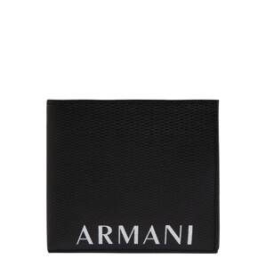 ARMANI EXCHANGE Peněženka  černá / bílá