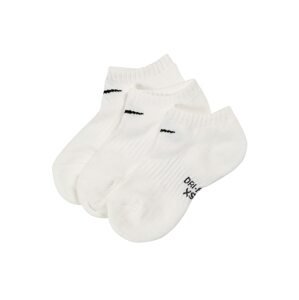 NIKE Sportovní ponožky  černá / bílá