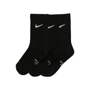 NIKE Sportovní ponožky  černá / světle šedá
