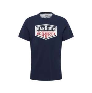 Barbour International Tričko  námořnická modř / bílá / tmavě červená