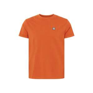 Clean Cut Copenhagen Tričko šedá / tmavě oranžová / bílá