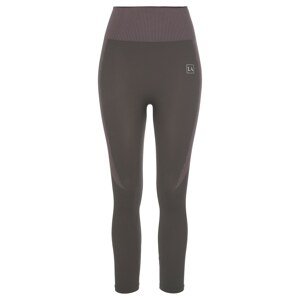 LASCANA ACTIVE Sportovní kalhoty  antracitová / pastelová fialová / bílá