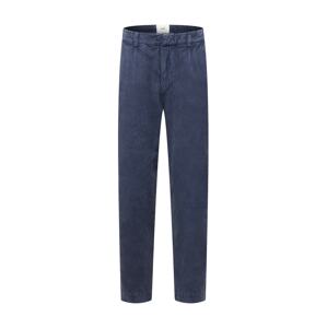 Folk Kalhoty se sklady v pase 'SIGNAL PANT'  krémová / marine modrá