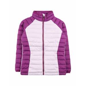 COLUMBIA Outdoorová bunda fialová / pastelová fialová / bílá