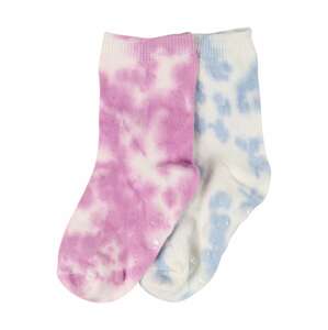 Gina Tricot Mini Ponožky kouřově modrá / fialová / bílá