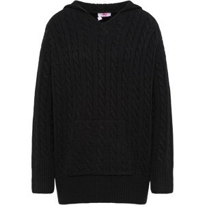 MYMO Maxi svetr  černá