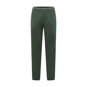 ARMANI EXCHANGE Kalhoty  trávově zelená / bílá