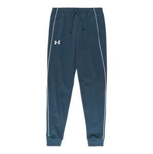 UNDER ARMOUR Sportovní kalhoty 'Pennant'  chladná modrá / bílá