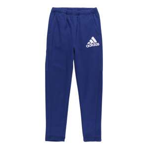 ADIDAS PERFORMANCE Sportovní kalhoty  bílá / kobaltová modř
