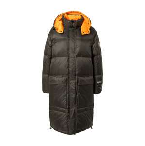 No. 1 Como Zimní kabát 'VICKI'  jasně oranžová / černá / bílá