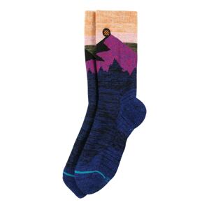 Stance Sportovní ponožky 'DIVIDE'  modrý melír / fialová / růžový melír / meruňková