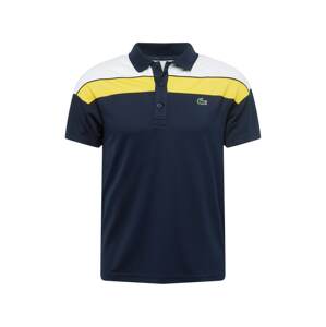 Lacoste Sport Funkční tričko  marine modrá / bílá / žlutá