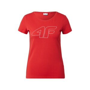 4F Funkční tričko  červená / bílá
