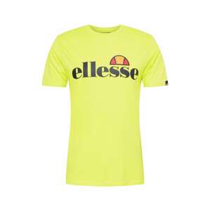 ELLESSE Tričko 'Prado'  černá / červená / oranžová / žlutá