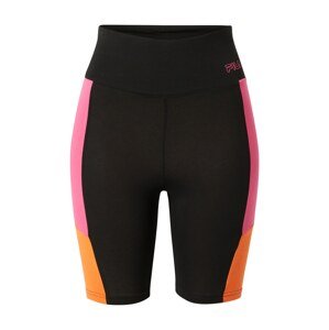 FILA Sportovní kalhoty 'PERI'  černá / pink / oranžová