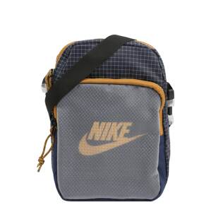 Nike Sportswear Taška přes rameno 'Heritage 2.0'  námořnická modř / tmavě modrá / medová / šedá