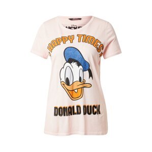 PRINCESS GOES HOLLYWOOD Tričko 'Donald Duck'  modrá / oranžová / pink / černá / bílá