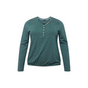 Ragwear Plus Shirt  tmavě zelená / bílá