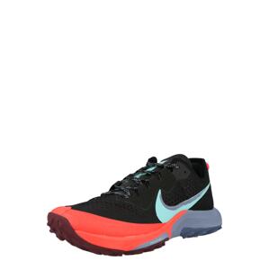 NIKE Běžecká obuv 'Air Zoom Terra Kiger 7'  černá / korálová / chladná modrá / tyrkysová