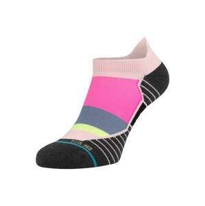 Stance Sportovní ponožky 'SPRING FREE'  pink / černá / žlutá / šedá / pastelově růžová