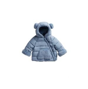 MANGO KIDS Zimní bunda 'Teddy'  kouřově modrá
