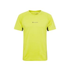 Champion Authentic Athletic Apparel Funkční tričko  černá / citronová