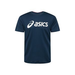 ASICS Funkční tričko tmavě modrá / bílá