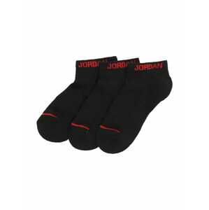 Jordan Ponožky  černá / červená