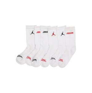 Jordan Ponožky  černá / bílá / červená