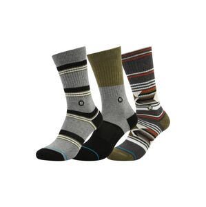 Stance Ponožky 'GRAND'  šedý melír / olivová / černá
