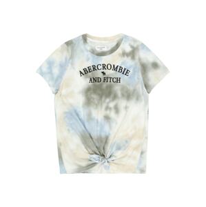 Abercrombie & Fitch Tričko  bílá / černá / khaki / světlemodrá / starobéžová