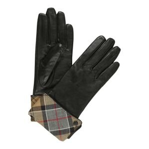 Barbour Prstové rukavice 'Jane'  kouřově šedá / khaki / ohnivá červená / černá / bílá