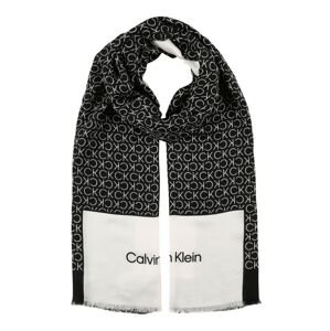 Calvin Klein Šála  černá / bílá