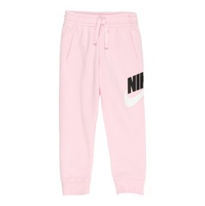 Nike Sportswear Kalhoty  pink / černá / bílá