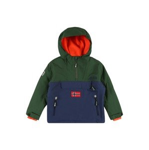 TROLLKIDS Outdoorová bunda 'Kirkenes'  tmavě zelená / námořnická modř / červená