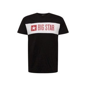 Big Star Tričko 'KANIMIR'  černá / bílá / červená