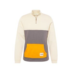 Degree Sweatshirt 'Yetisweat'  béžová / šedá / oranžová