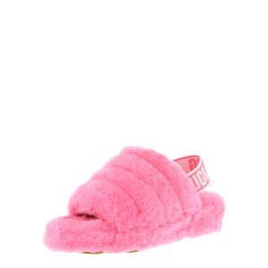 UGG Pantofle 'Fluff Yeah'  pink / bílá