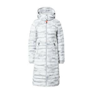 ICEPEAK Outdoorový kabát 'BANDIS'  šedá / bílá