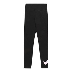 Nike Sportswear Legíny  černá / bílá