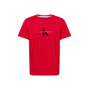 Calvin Klein Jeans Tričko  červená / černá / šedá