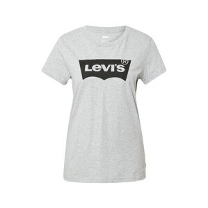 LEVI'S Tričko  šedý melír / černá
