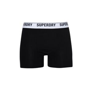 Superdry Boxerky  černá / bílá