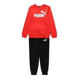 PUMA Joggingová souprava  bílá / černá / červená